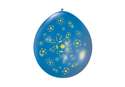 PIÑATA SUPER PELOTA AZUL/AMARILLO - 24 PULGADAS