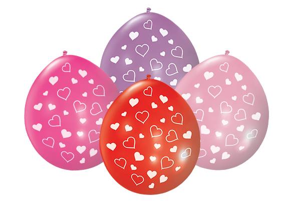 PIÑATA SUPER CORAZONES SURTIDO 4 COLORES - 24 PULGADAS