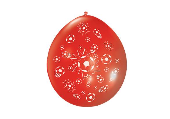 PIÑATA SUPER PELOTA ROJO/BLANCO - 24 PULGADAS