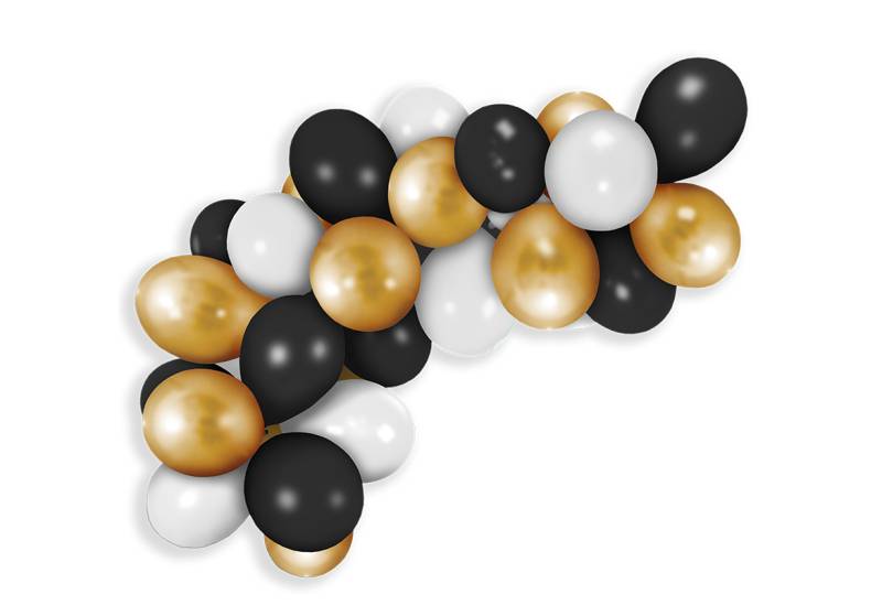 GUIRNALDA DE GLOBOS DORADO