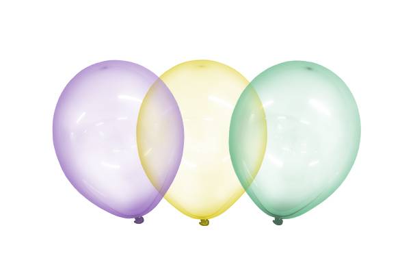 5 PULGADAS ESTANDAR CRISTAL PASTEL SURTIDO