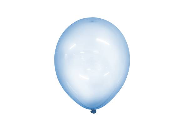 14 PULGADAS ESTANDAR CRISTAL PASTEL CELESTE