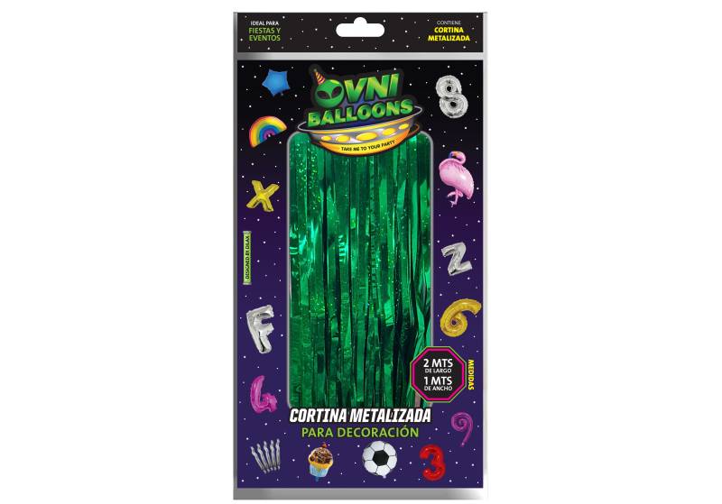 CORTINA METALICA VERDE LASER