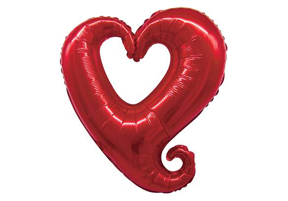 CORAZON GIGANTE ROJO - 36 PULGADAS