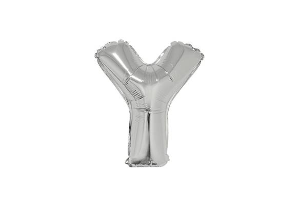 LETRA Y PLATEADA DE 14 PULGADAS