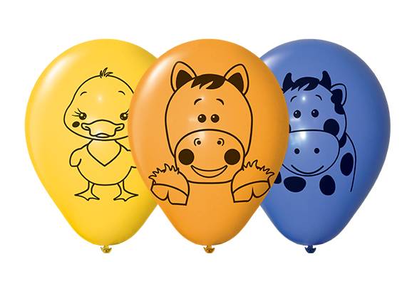 12 PULGADAS ESTANDAR COLOR SURTIDO - ANIMALES GRANJA