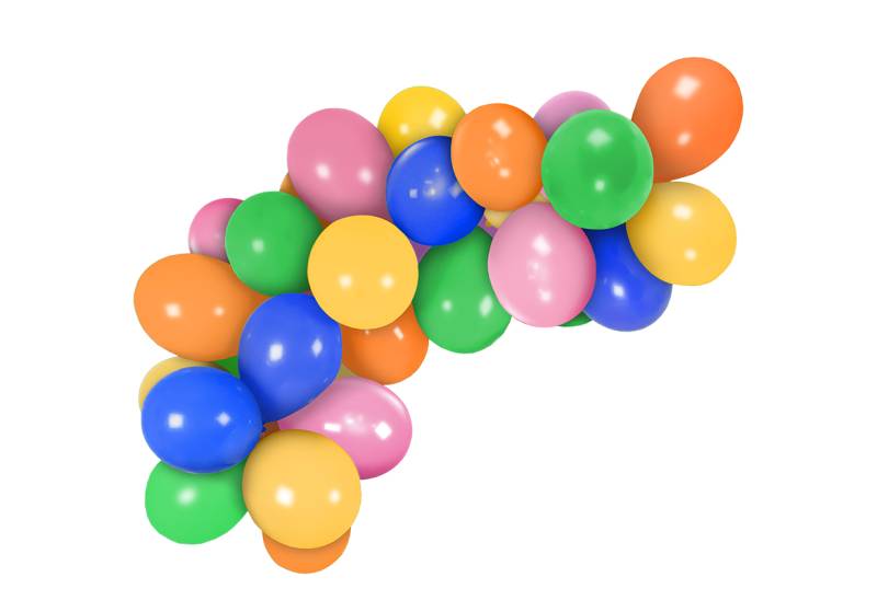 GUIRNALDA DE GLOBOS FLUO