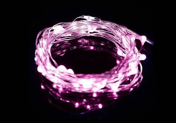 TIRA DE LED ROSA DECORATIVA