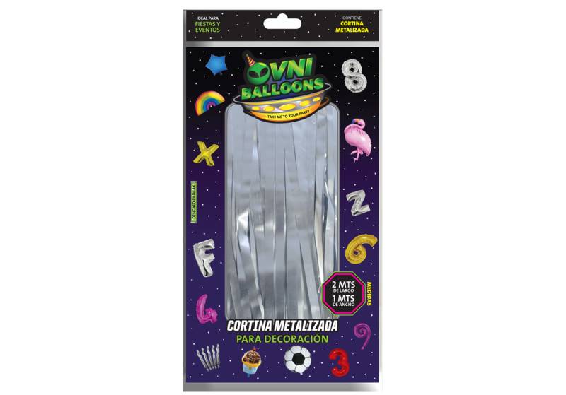 CORTINA PLATA CROMO PASTEL