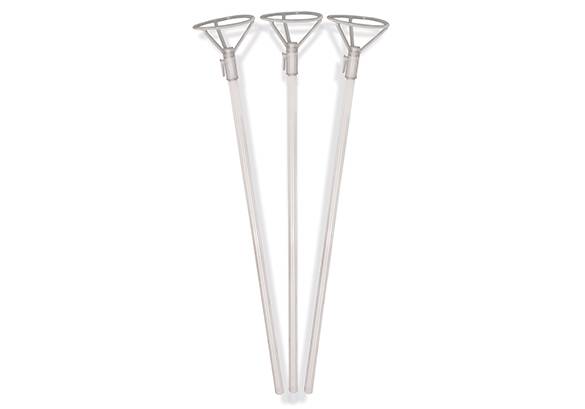 PALITO TRANSPARENTE PORTAGLOBO 40CM