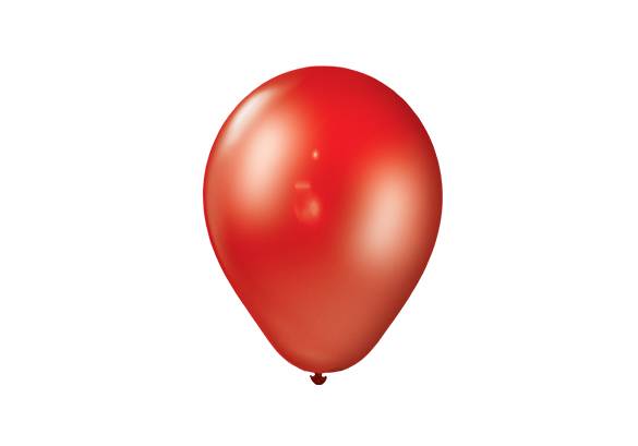 9 PULGADAS PERLADO ROJO