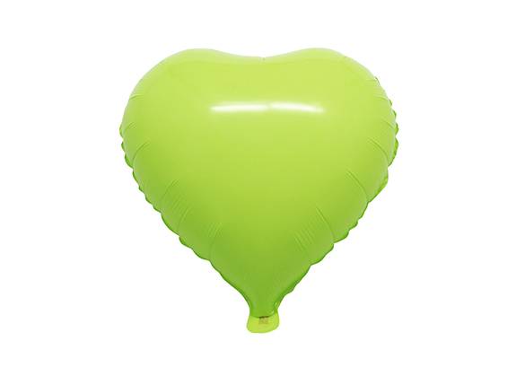 CORAZON VERDE PASTEL - 18 PULGADAS