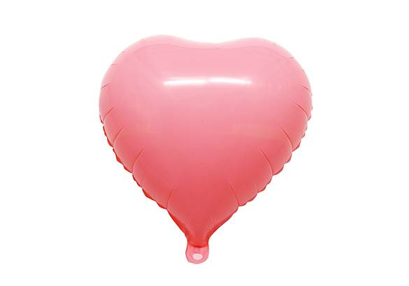 CORAZON ROSA PASTEL - 18 PULGADAS