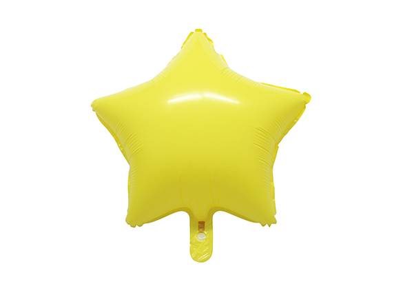 ESTRELLA AMARILLO PASTEL - 18 PULGADAS