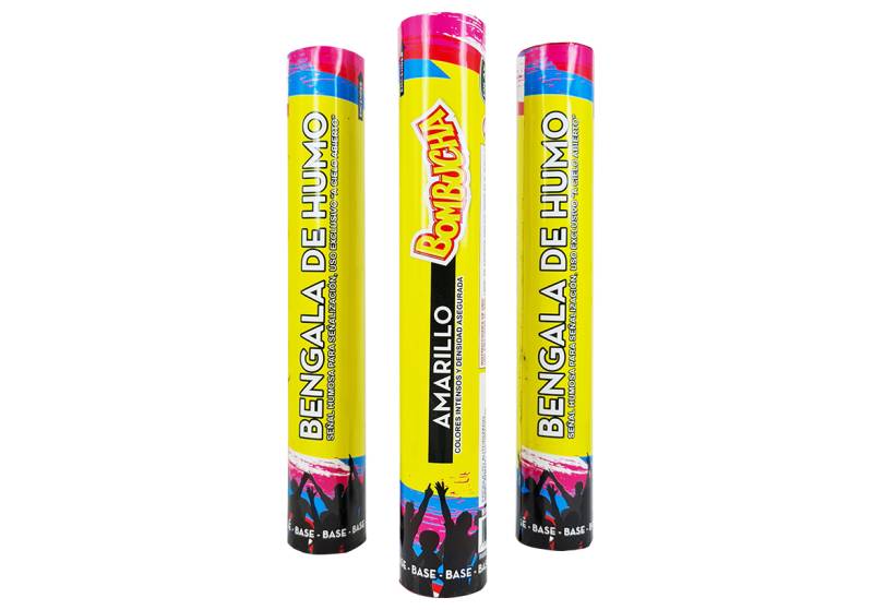 BENGALA DE HUMO AMARILLO