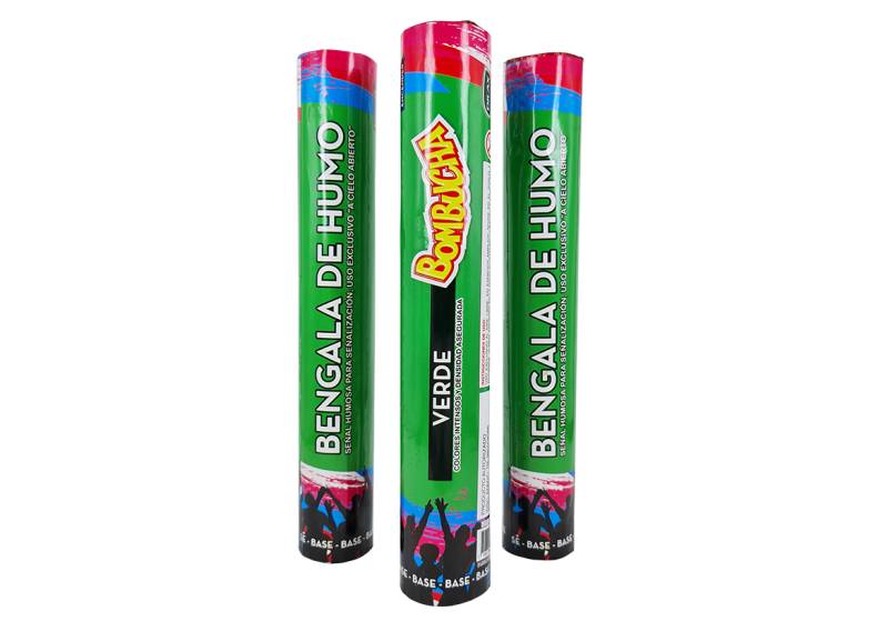 BENGALA DE HUMO VERDE