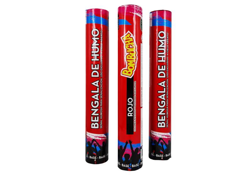 BENGALA DE HUMO ROJO