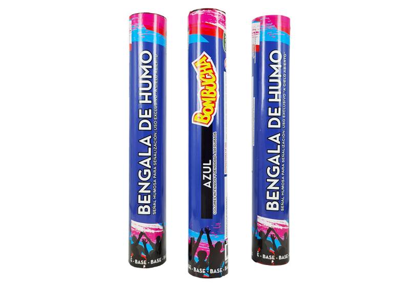 BENGALA DE HUMO AZUL