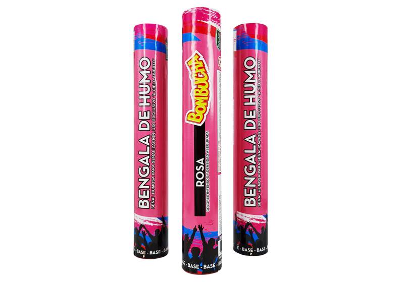 BENGALA DE HUMO ROSA