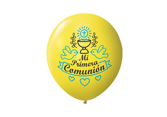 12 PULGADAS PERLADO AMARILLO - COMUNION