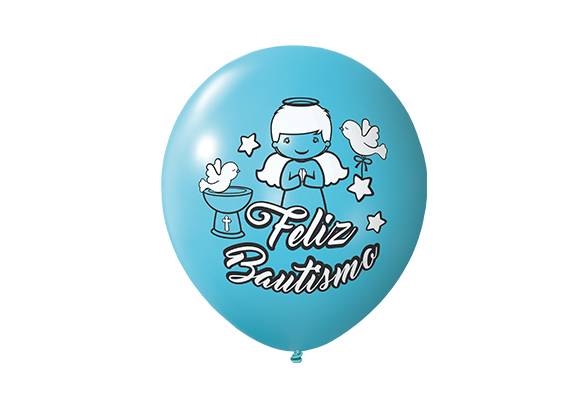 12 PULGADAS PERLADO CELESTE - BAUTISMO