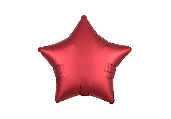 ESTRELLA ROJO CROMO - 18 PULGADAS