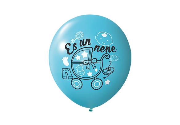 12 PULGADAS PERLADO CELESTE - ES UN NENE