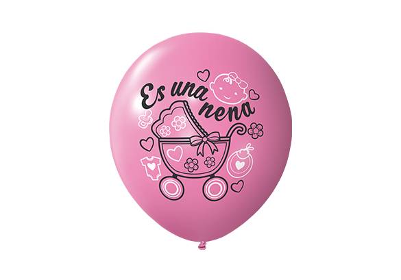 12 PULGADAS PERLADO ROSA - ES UN NENA