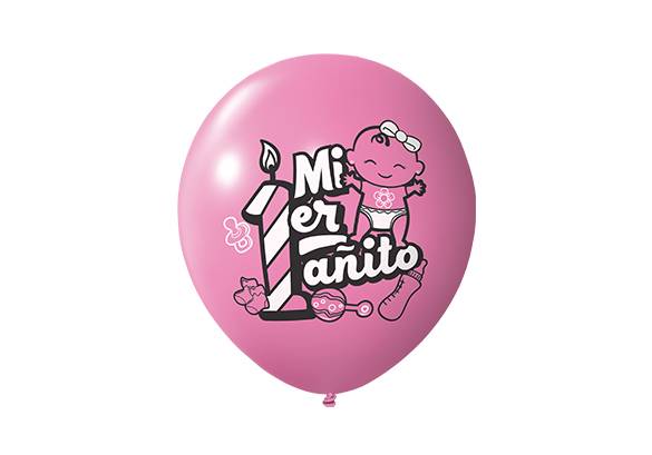 12 PULGADAS PERLADO ROSA - PRIMER AÑITO