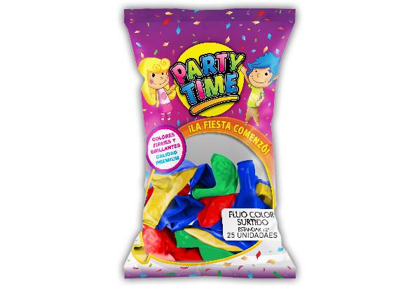 12 PULGADAS ESTANDAR FLUO SURTIDO