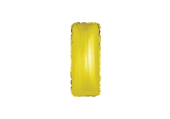 LETRA I DORADA DE 14 PULGADAS