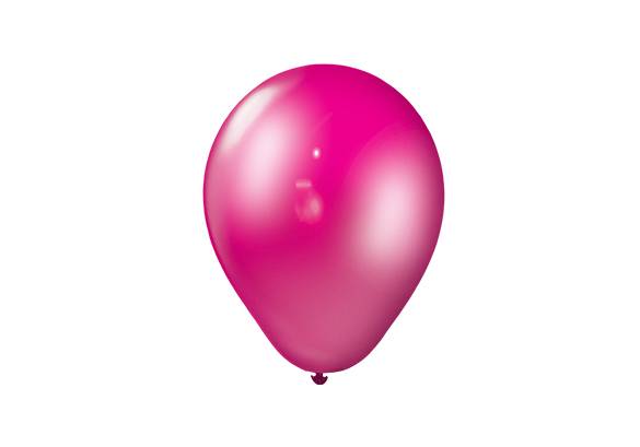 9 PULGADAS PERLADO FUCSIA