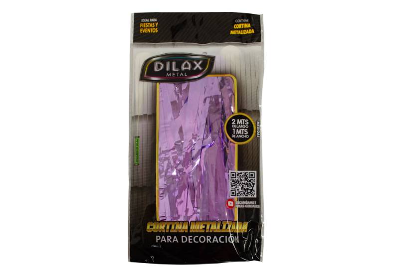 CORTINA METALICA LILA CLARO