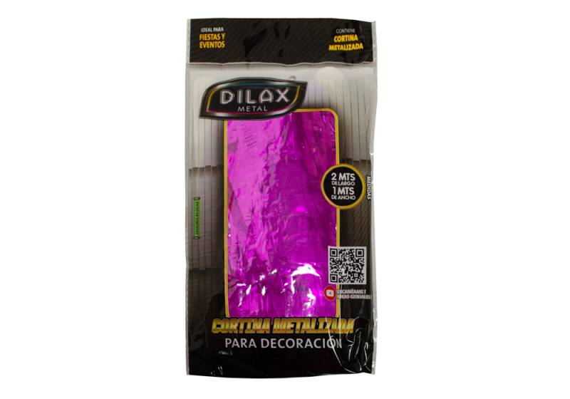 CORTINA METALICA FUCSIA