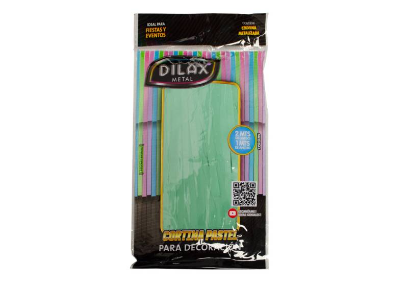 CORTINA PASTEL VERDE