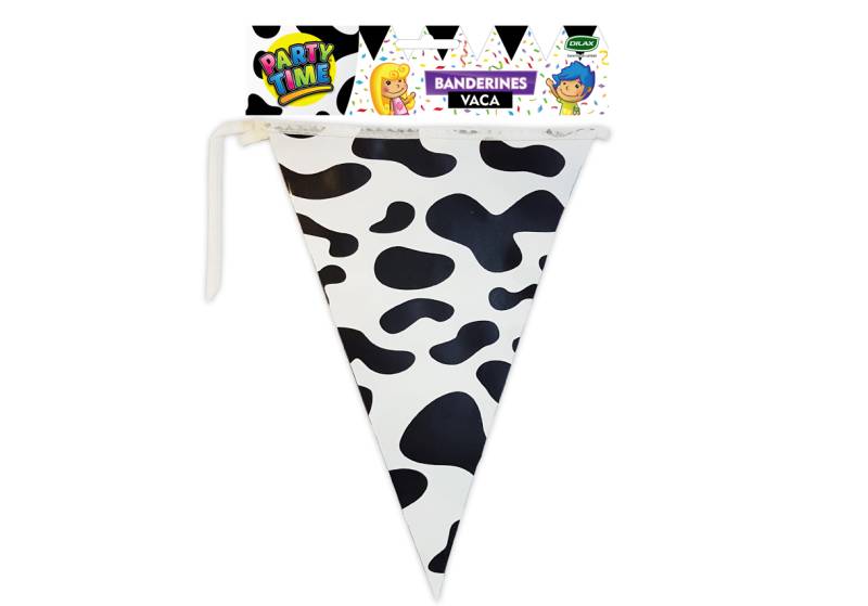 BANDERIN TRIANGULAR VACA