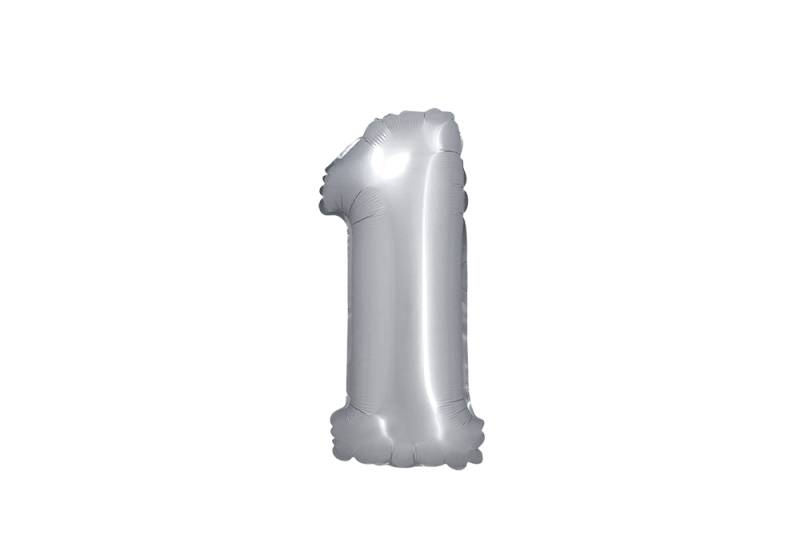 NUMERO 1 PLATA CROMO DE 14 PULGADAS