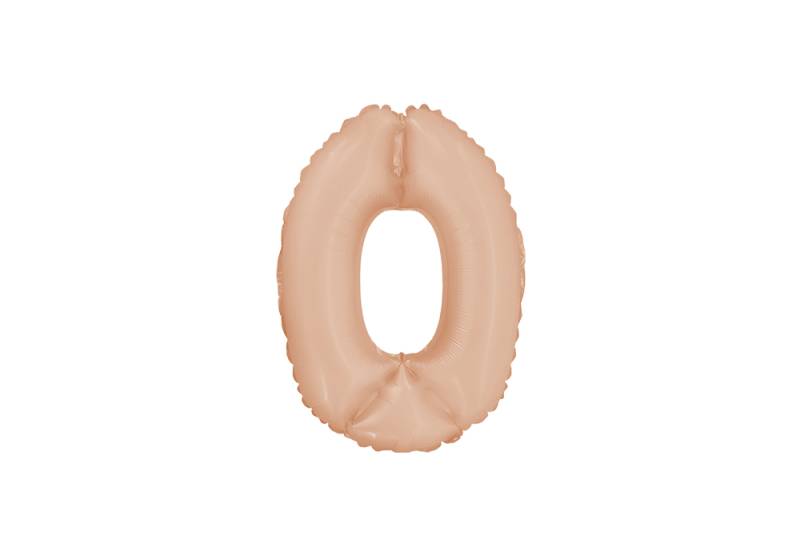 NUMERO 0 ROSA PALO MATE DE 14 PULGADAS