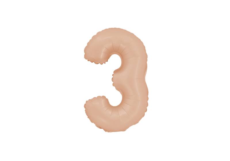 NUMERO 3 ROSA PALO MATE DE 14 PULGADAS
