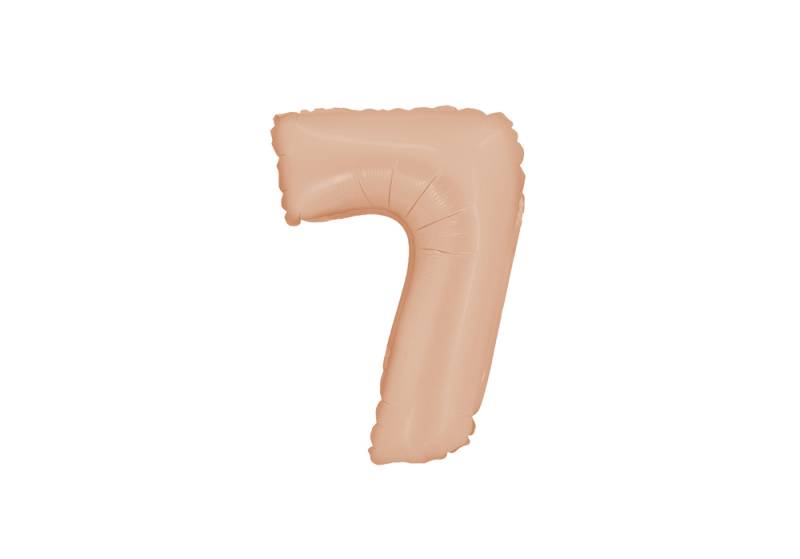 NUMERO 7 ROSA PALO MATE DE 14 PULGADAS