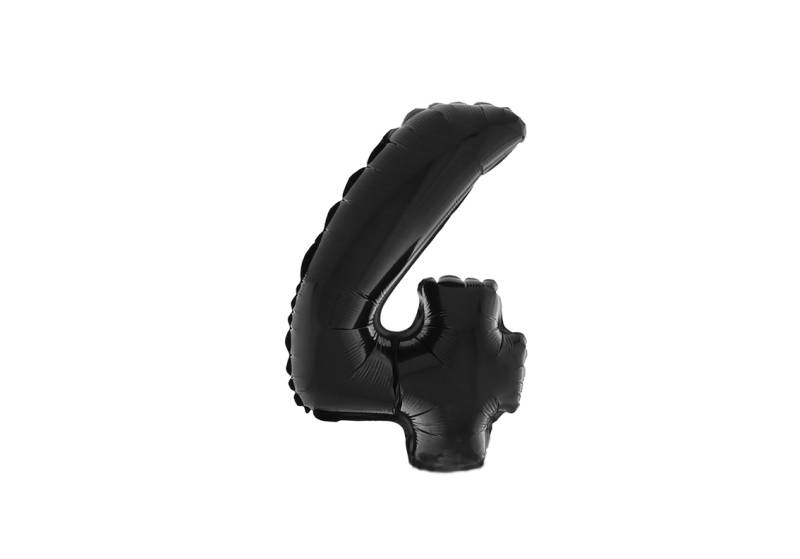 NUMERO 4 NEGRO DE 14 PULGADAS