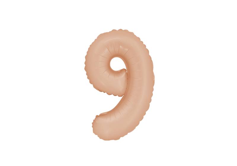 NUMERO 9 ROSA PALO MATE DE 14 PULGADAS