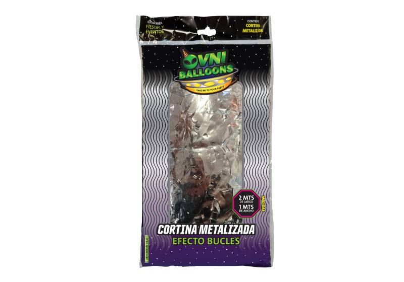 CORTINA ONDULADA PLATA