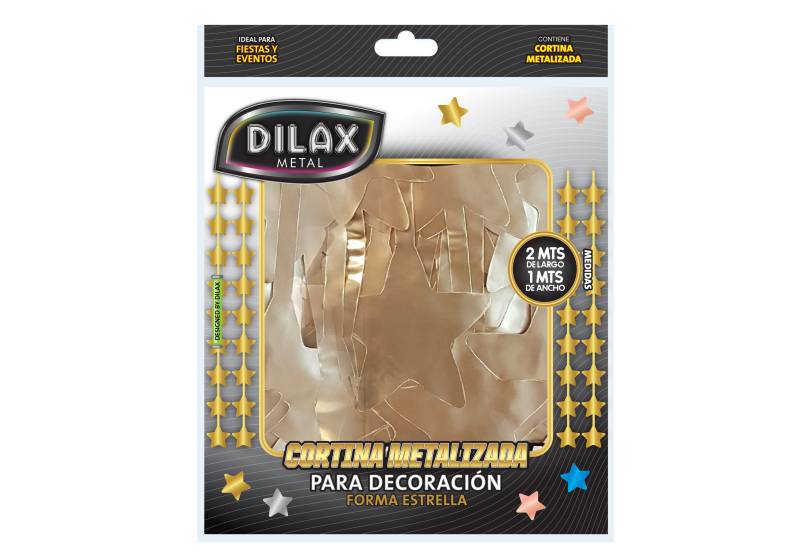 CORTINA METALICA ESTRELLA ORO