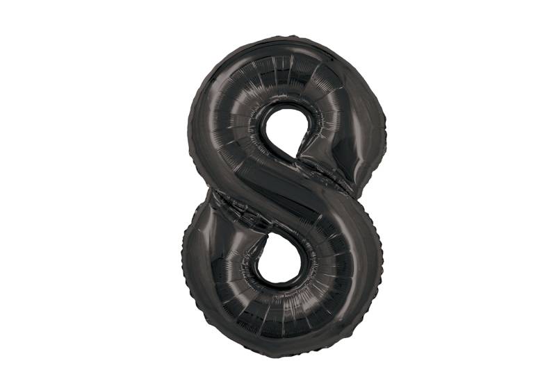 NUMERO 8 NEGRO DE 32 PULGADAS