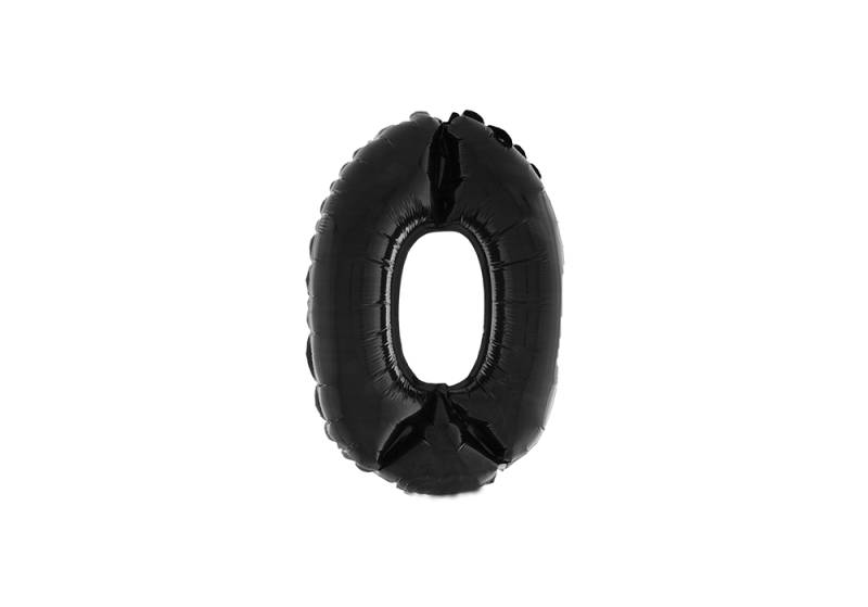 NUMERO 0 NEGRO DE 16 PULGADAS