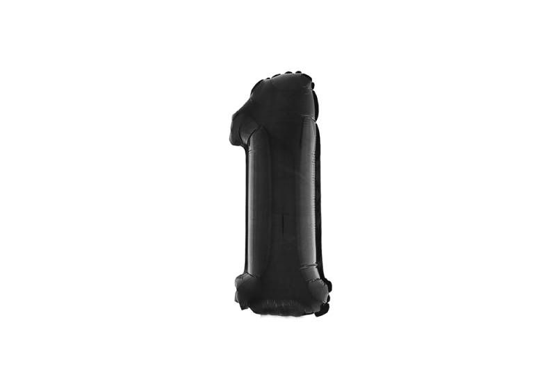 NUMERO 1 NEGRO DE 16 PULGADAS