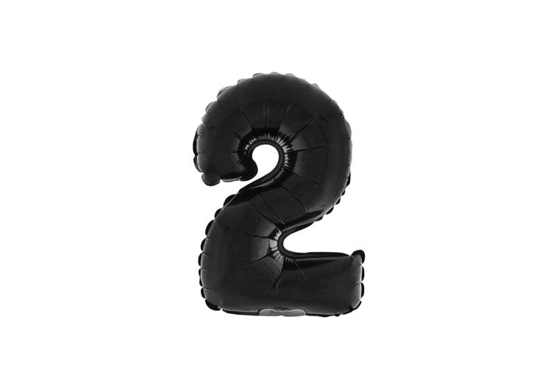 NUMERO 2 NEGRO DE 16 PULGADAS