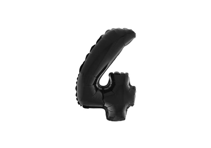 NUMERO 4 NEGRO DE 16 PULGADAS