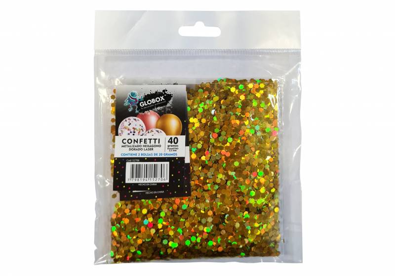 CONFETTI METALIZADO DORADO